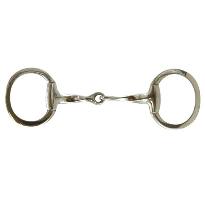 Coronet slow twist single jointed eggbutt bit - 5 1/4"