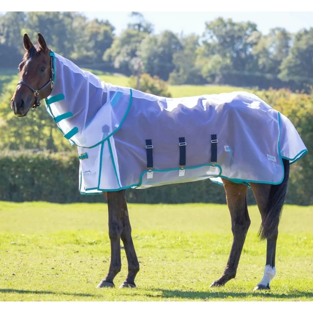 Shires Highlander fine mesh fly sheet with neck set