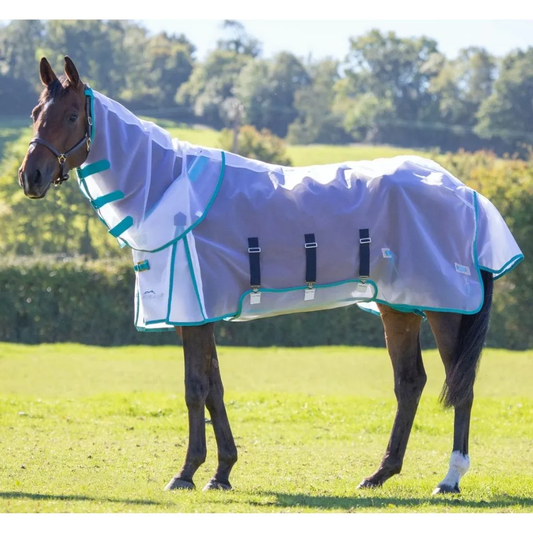 Shires Highlander fine mesh fly sheet with neck set