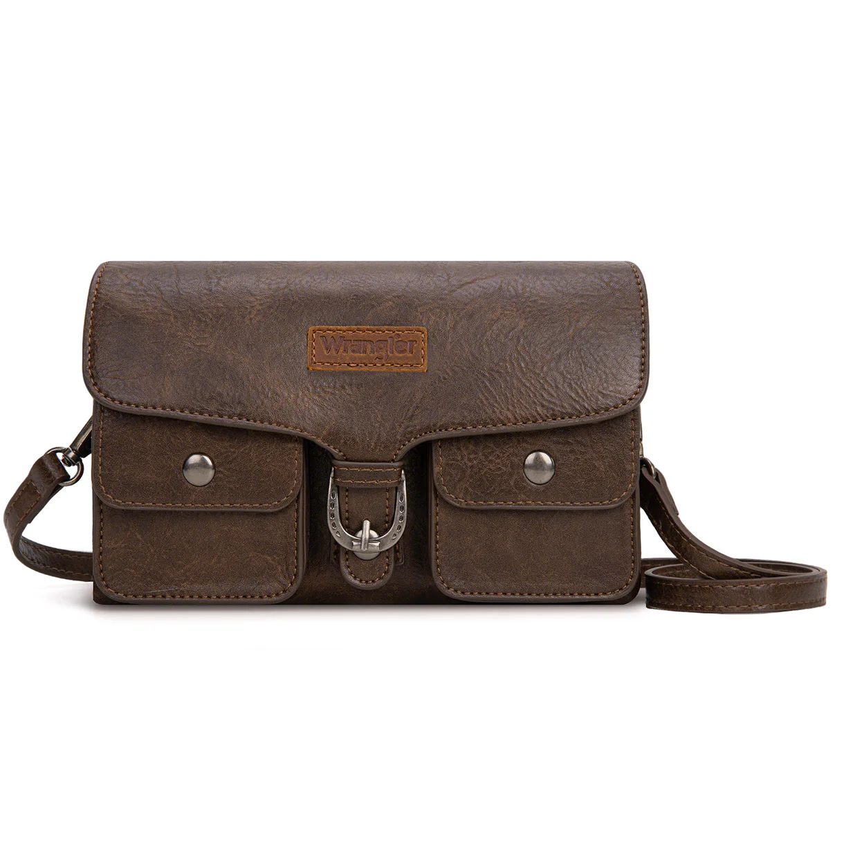Wrangler Vintage Inspired crossbody bag - Coffee