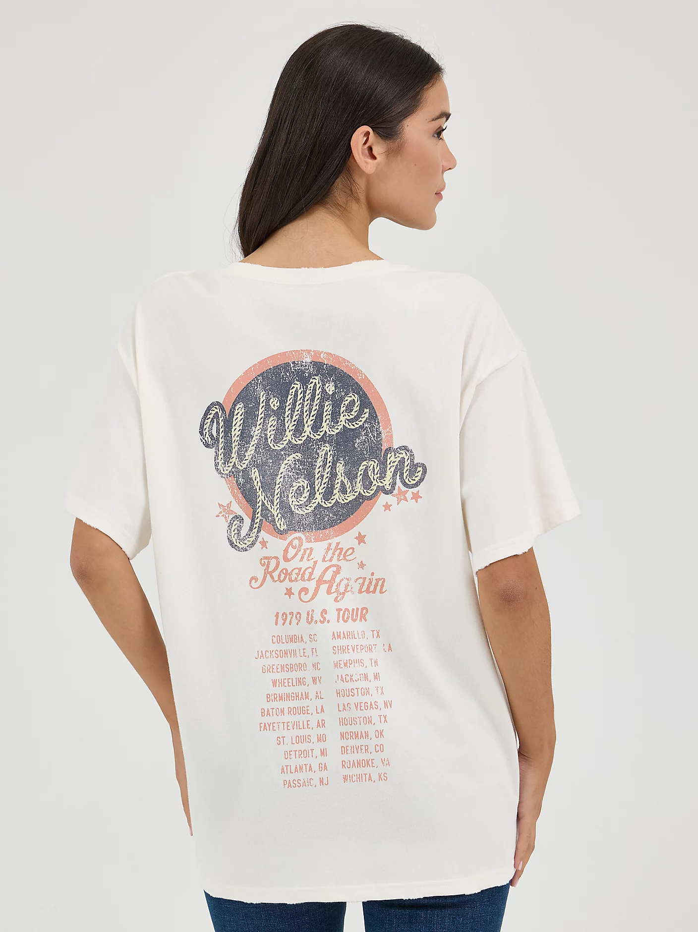 Wrangler Willie Nelson Oversized Band Tee