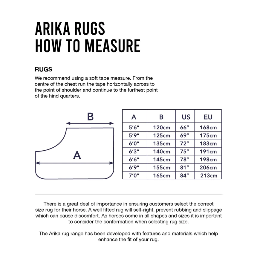 LeMieux Arika lightweight 0g rainsheet