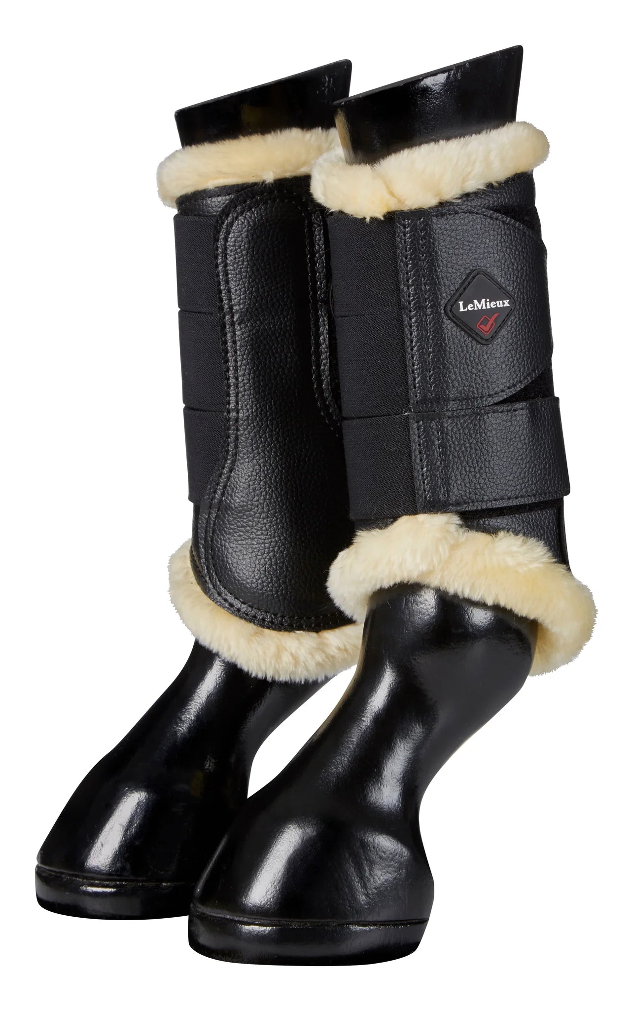Bottes de brossage en maille à bords polaires LeMieux