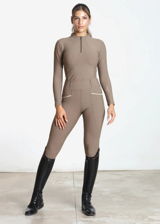 Legging d'équitation Maximilian Pro avec genouillère