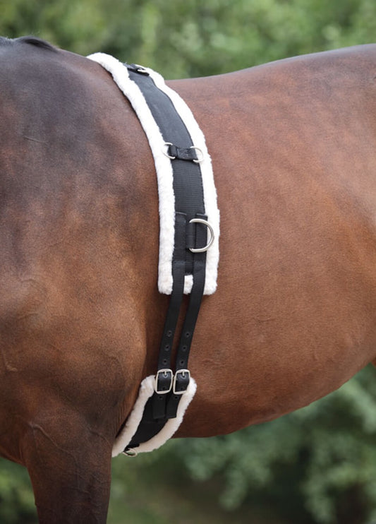 Shires nylon roller with fleece padding surcingle