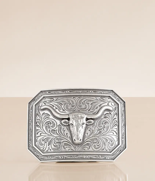 Ariat longhorn belt buckle