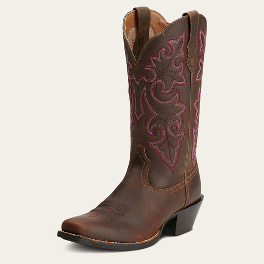 Ariat Round Up square toe western boot
