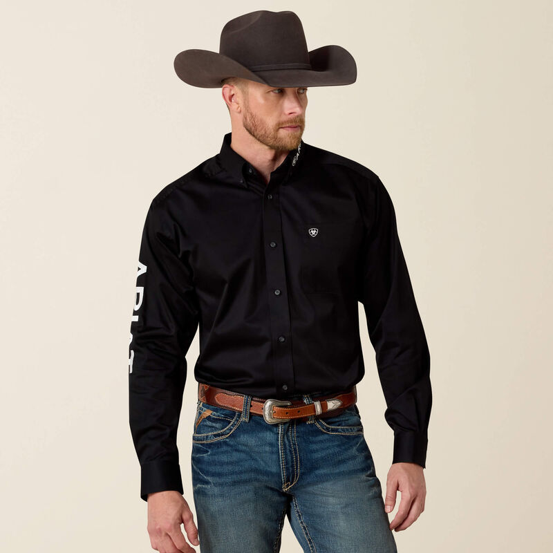Ariat team logo twill classic fit shirt