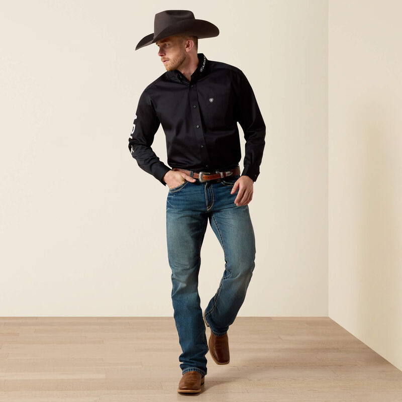 Ariat team logo twill classic fit shirt