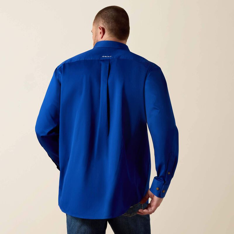 Ariat Team Logo Twill classic fit shirt - Ultramarine/White