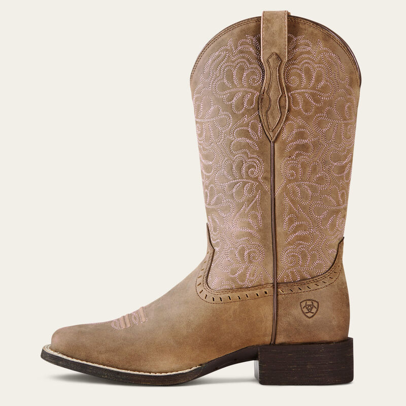 Ariat Round Up Remuda Western Boot - Brown Bomber