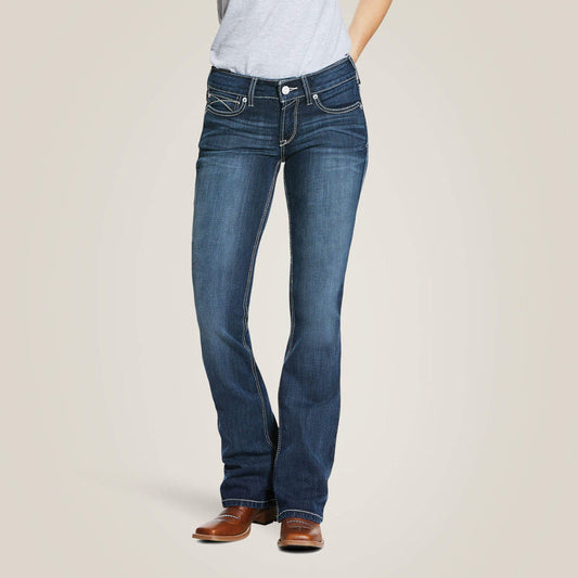Ariat R.E.A.L. mid mise Arrow fit stretch Shayla boot cut jean