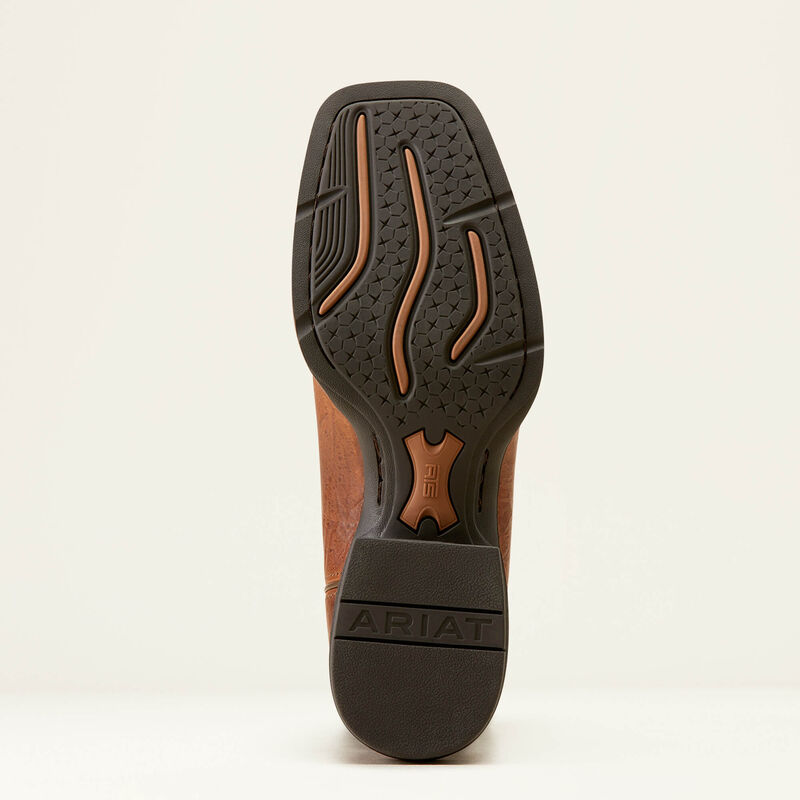 Ariat Sport Western Wide Square Toe Cowboy Boot - Peanut Butter/Chaga Brown