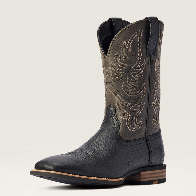 Ariat Everlite Countdown Western Boot - Black/Slate Grey