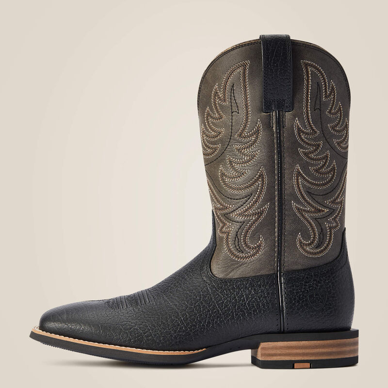 Ariat Everlite Countdown Western Boot - Black/Slate Grey