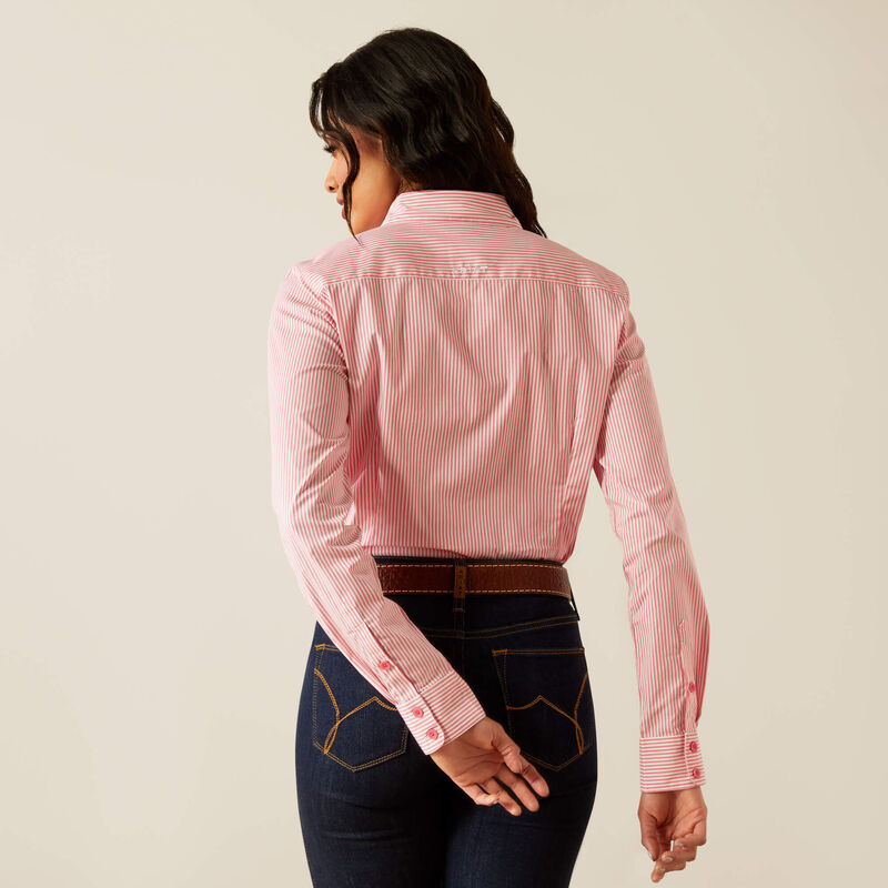 Ariat Kirby Stretch Shirt - Camellia Rose Stripe
