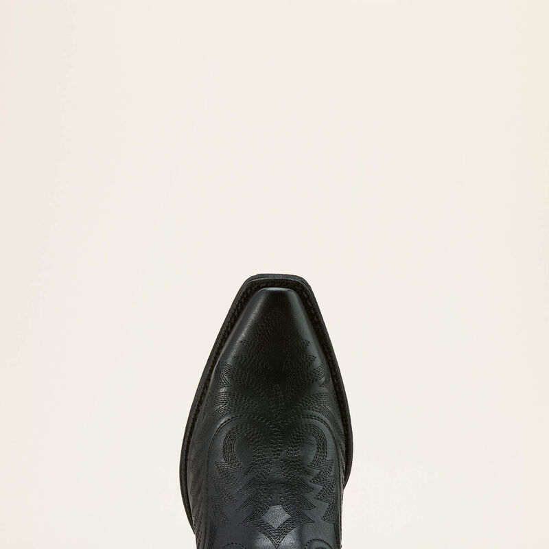 Ariat Round Up Collins D Toe Western Boot - Supple Black