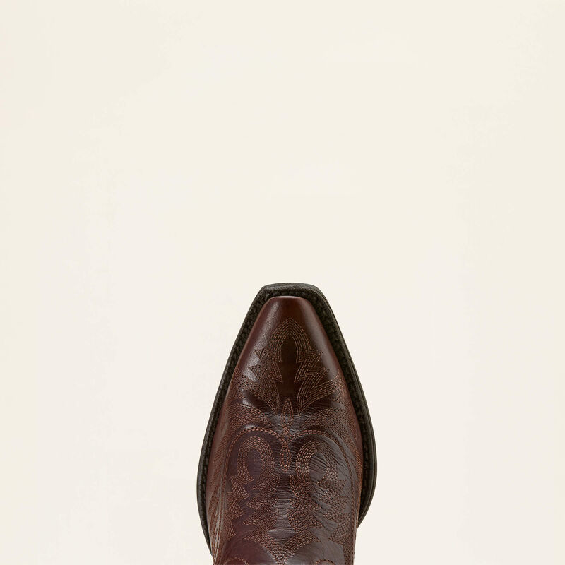 Ariat Round Up Collins D Toe Western Boot - Mahagony