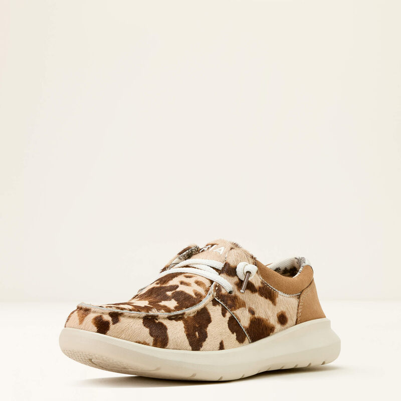 Ariat women's Hilo - Tan and White Brindle Hair On