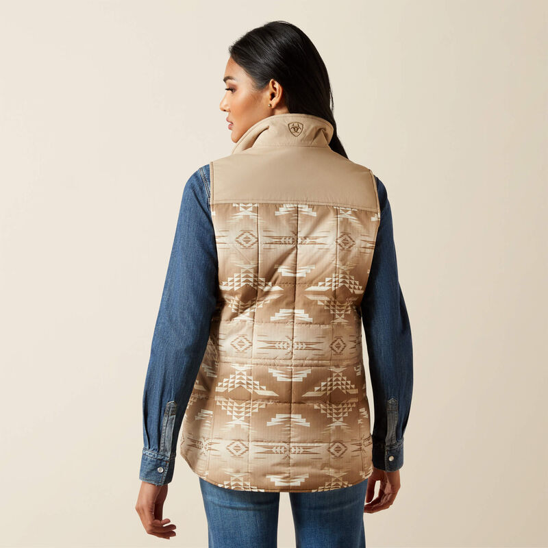Ariat Crius insulated vest - Savannah Tan/Dune Print