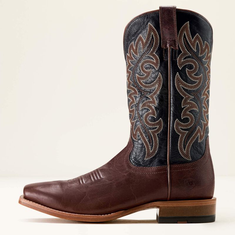Ariat Highbluff Square Toe Cowboy Boot - Hickory smoke/Bayou Black