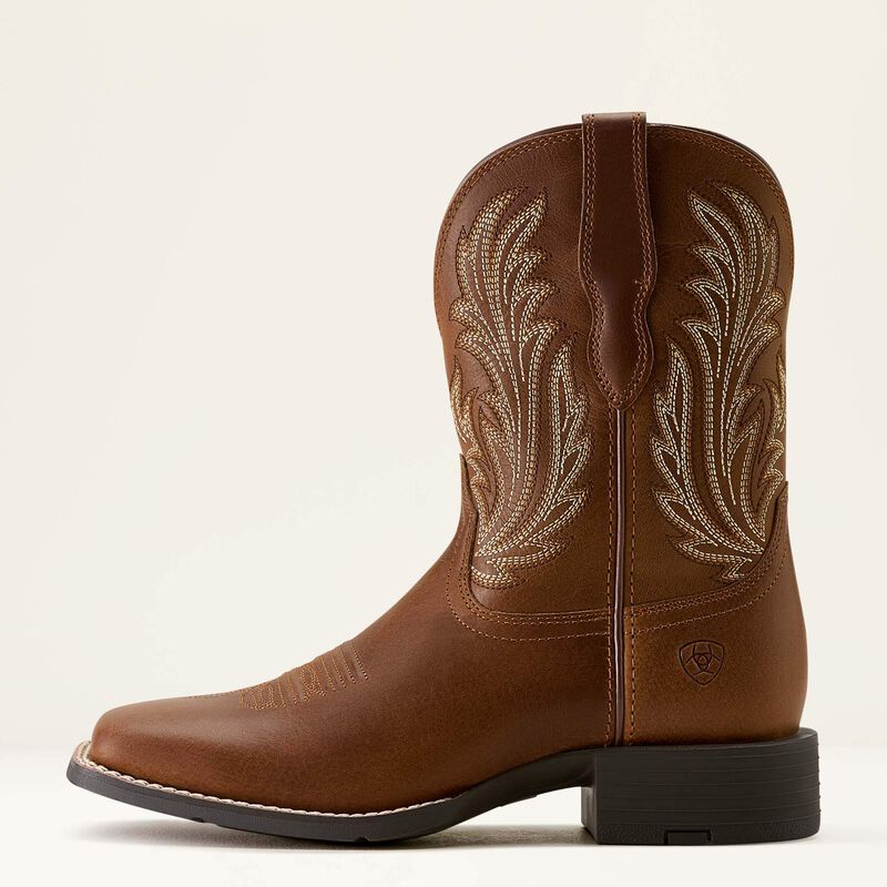 Ariat Round Up Filly Wide Square Toe Western Boot