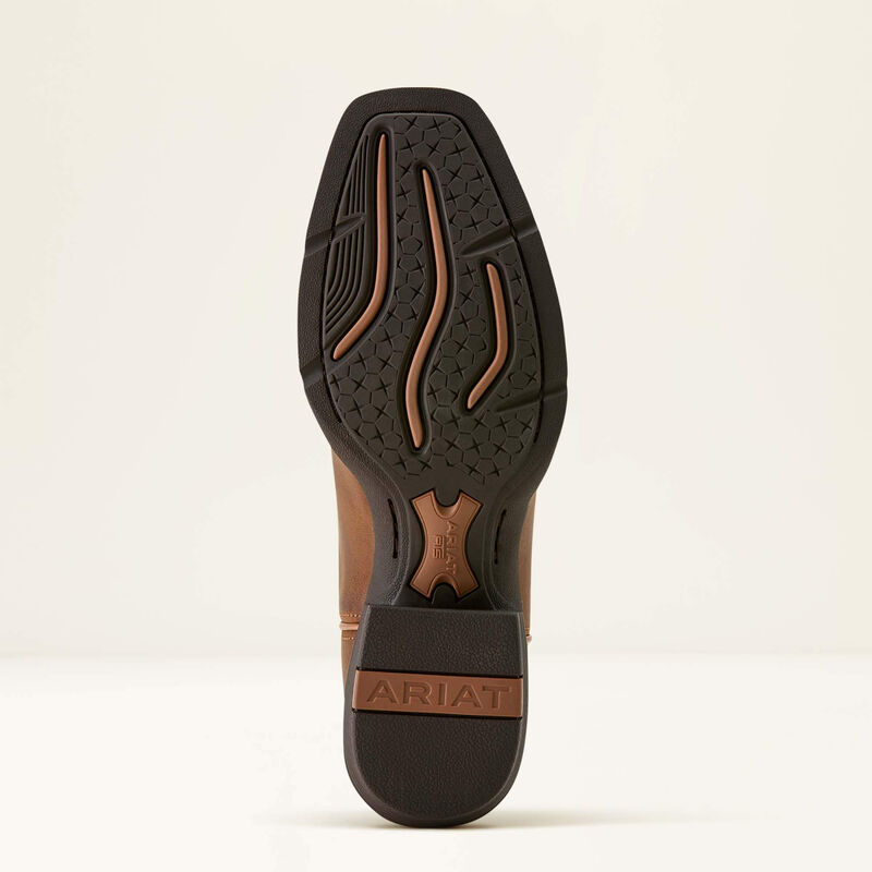 Ariat Round Up Narrow Cutter Toe Western Boot - Sorrel Crunch