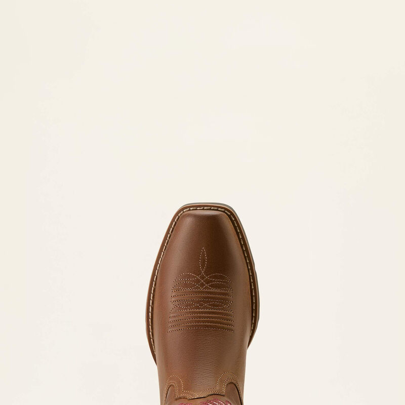 Ariat Round Up Narrow Cutter Toe Western Boot - Sorrel Crunch