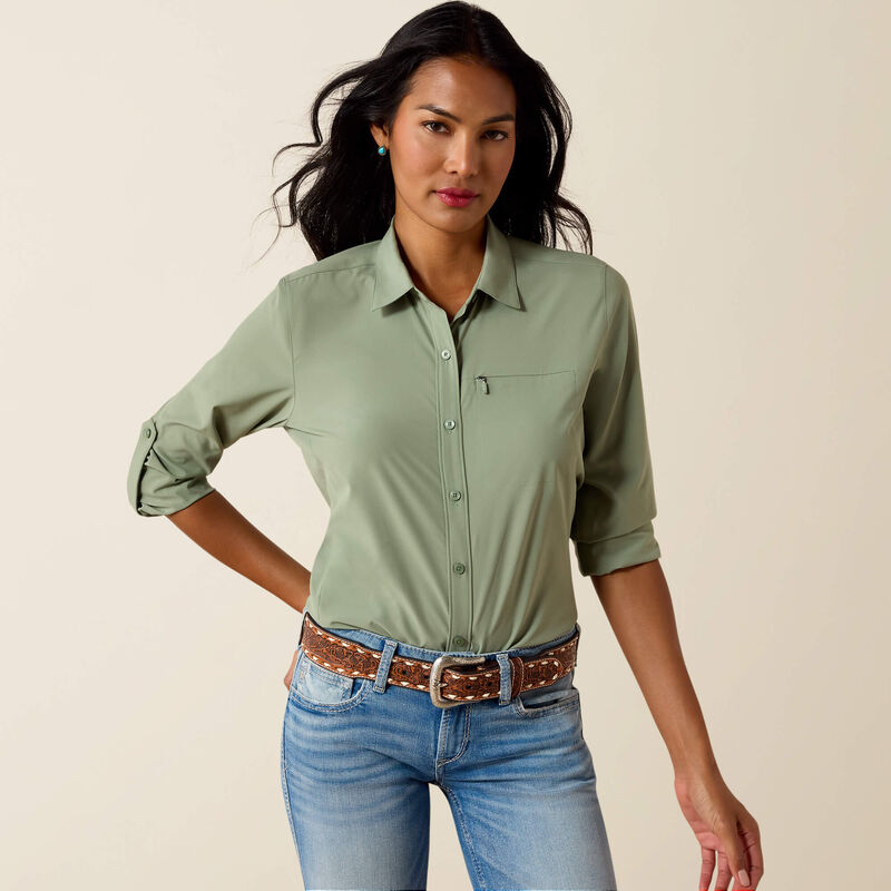 Ariat Venttek long sleeve shirt - Sea spray
