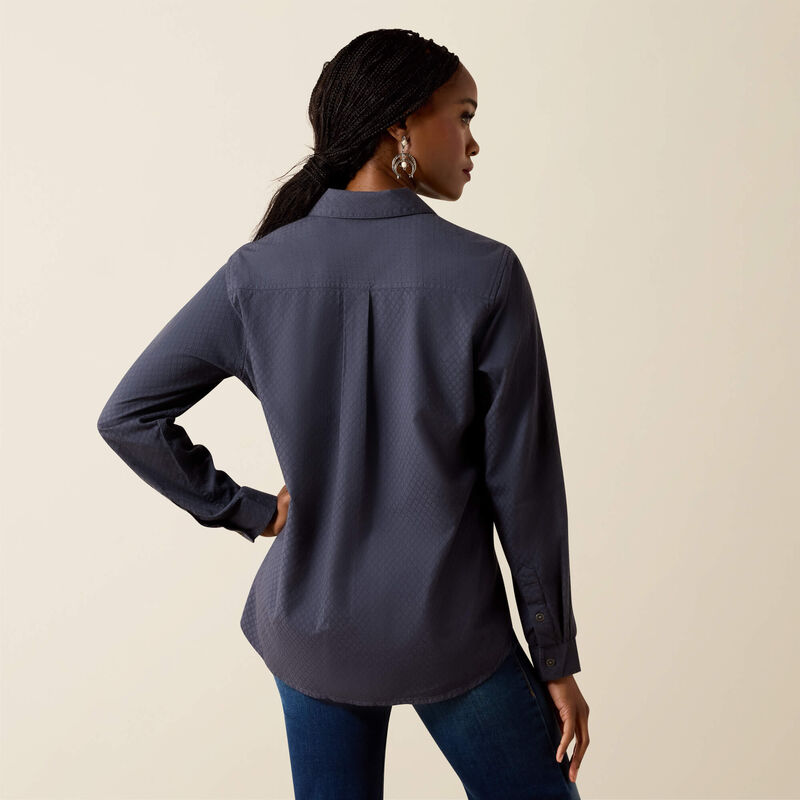 Ariat Billie Jean shirt - Ombre blue dobby
