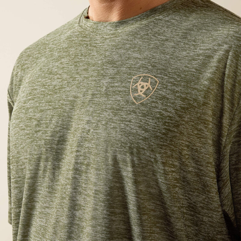Ariat Longskull Freedom T-Shirt - Dark Olive Heather