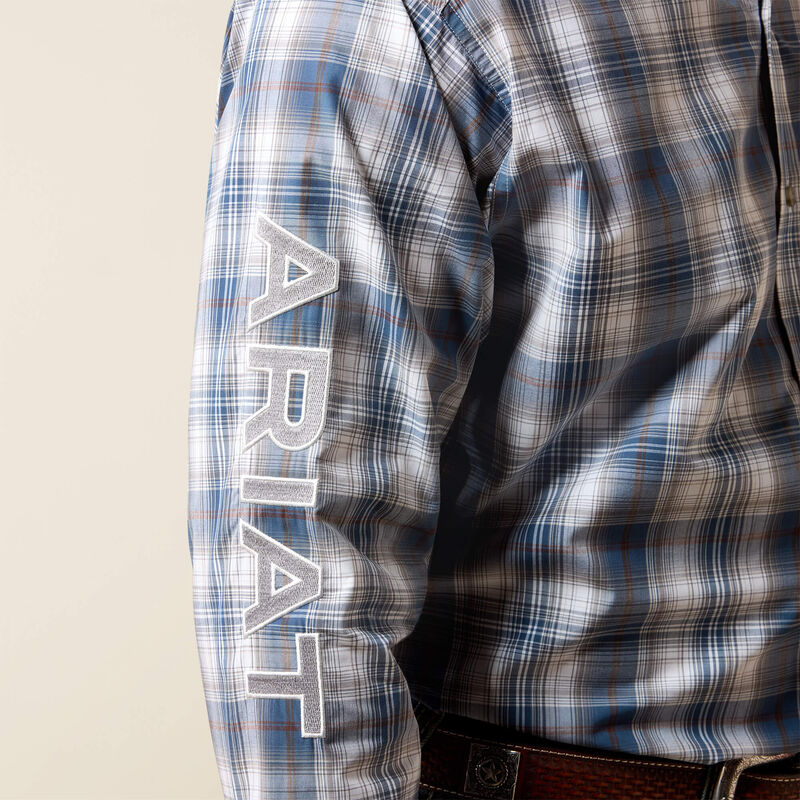Ariat Pro Series Team Dario Classic Fit Shirt - White/Grey
