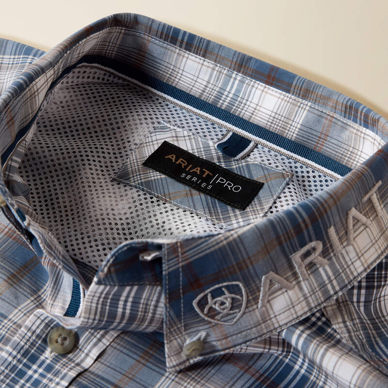 Ariat Pro Series Team Dario Classic Fit Shirt - White/Grey