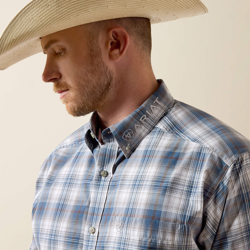 Ariat Pro Series Team Dario Classic Fit Shirt - White/Grey
