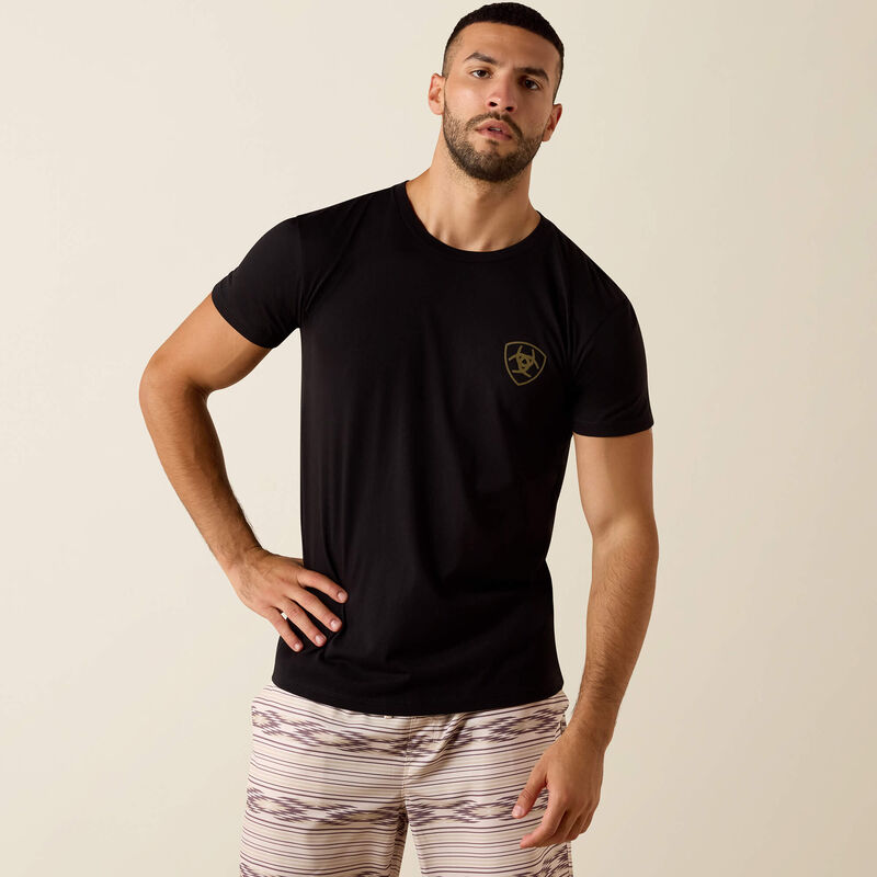 Ariat Banner Badge T-Shirt - Black