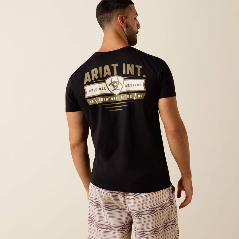 Ariat Banner Badge T-Shirt - Black