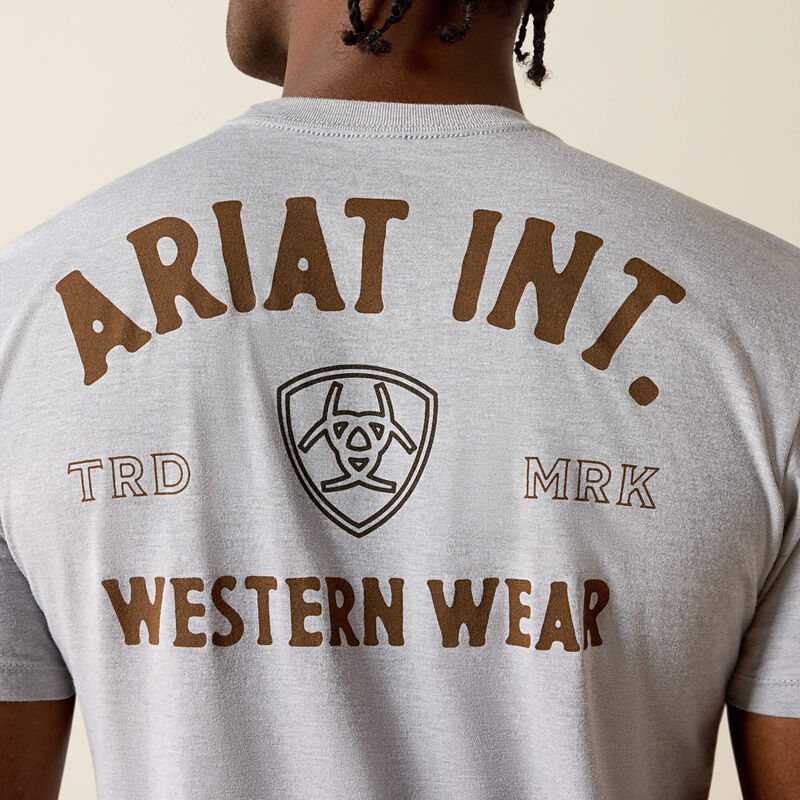 Ariat Outline Shop T-Shirt - Pewter