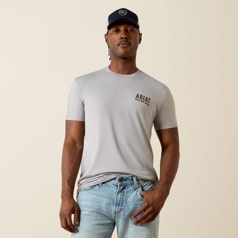 Ariat Outline Shop T-Shirt - Pewter