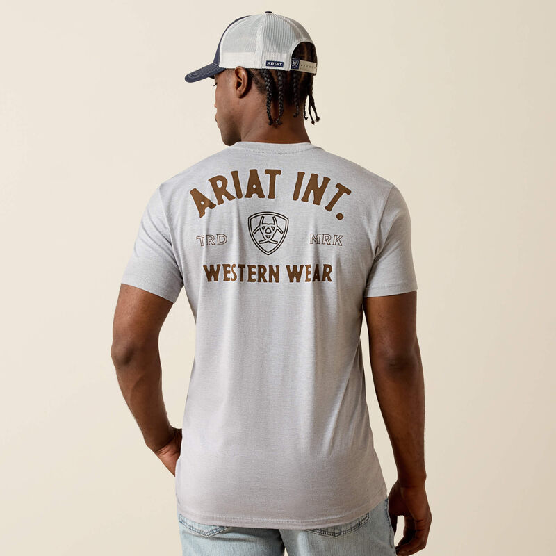 Ariat Outline Shop T-Shirt - Pewter