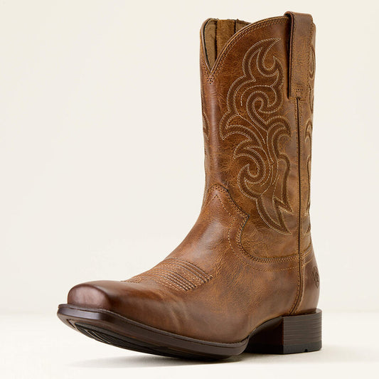 Ariat Bodie Square Toe Western Boot - Honey Tan