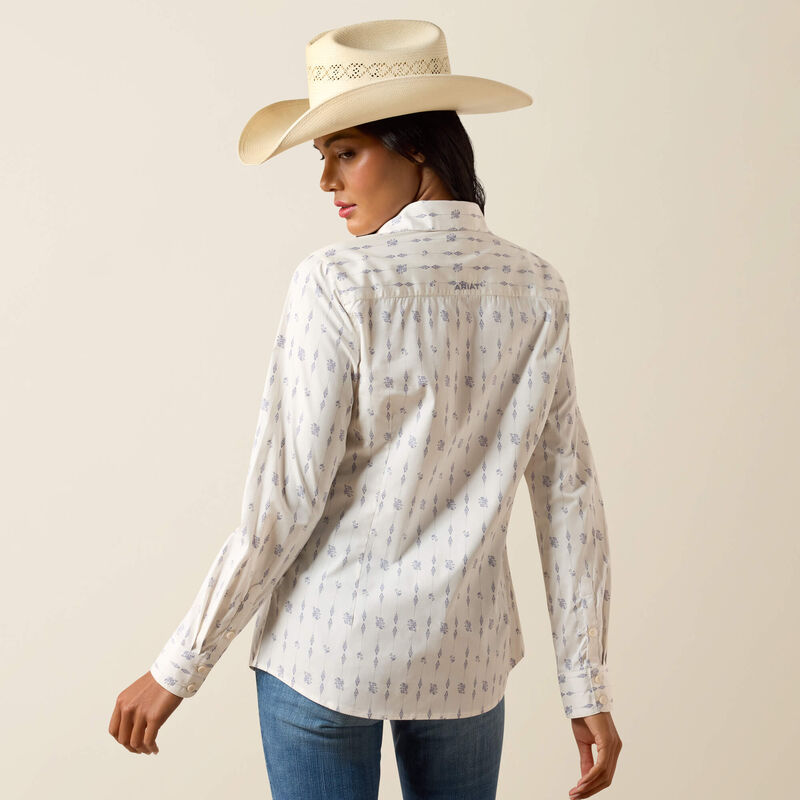 Ariat Kirby Stretch Shirt - Sea Salt Dewdrop