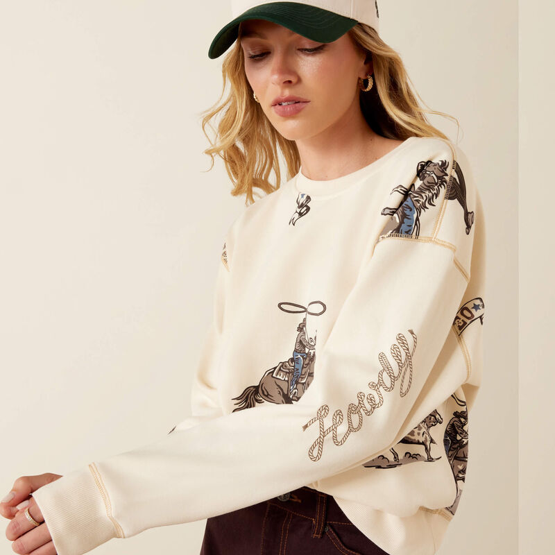 Ariat Rancher sweatshirt - Parchment