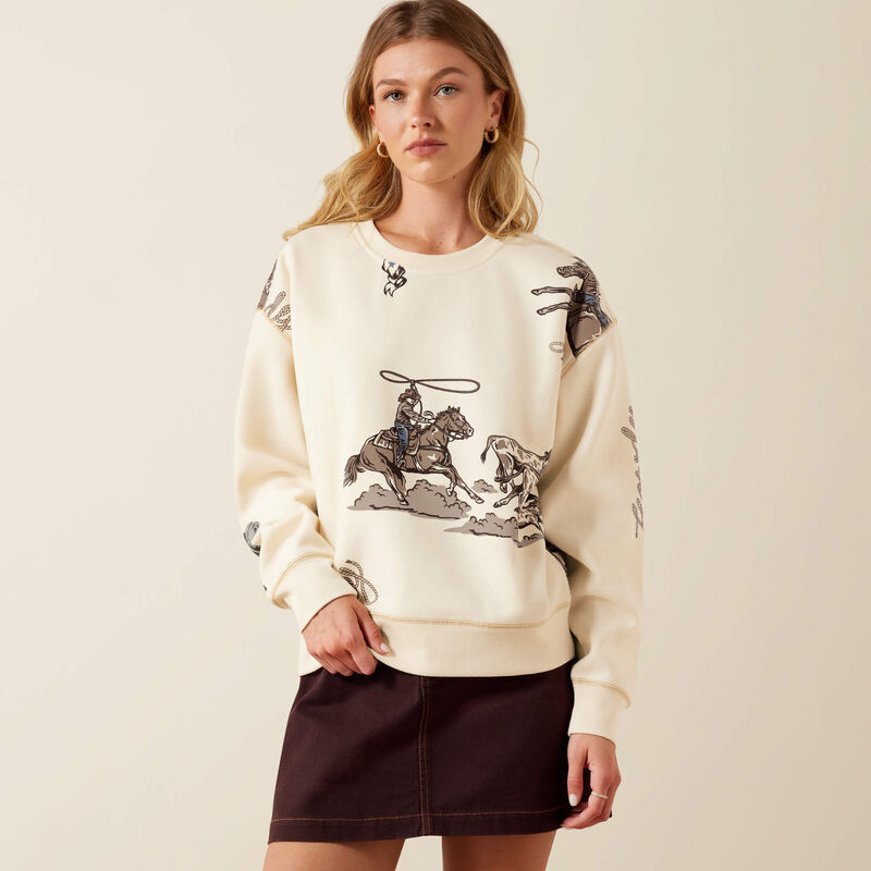 Ariat Rancher sweatshirt - Parchment