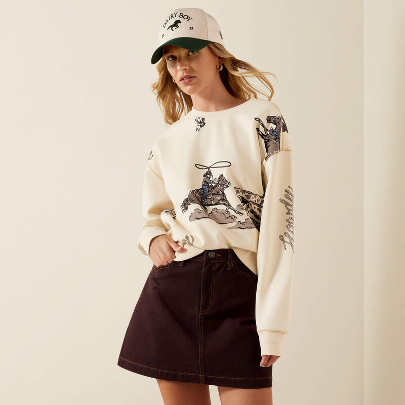 Ariat Rancher sweatshirt - Parchment