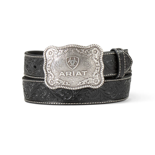 Ariat men's Floral tooled belt