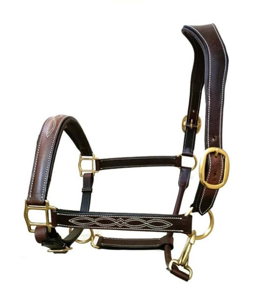 Ger-ryan ergonomic leather halter - Full