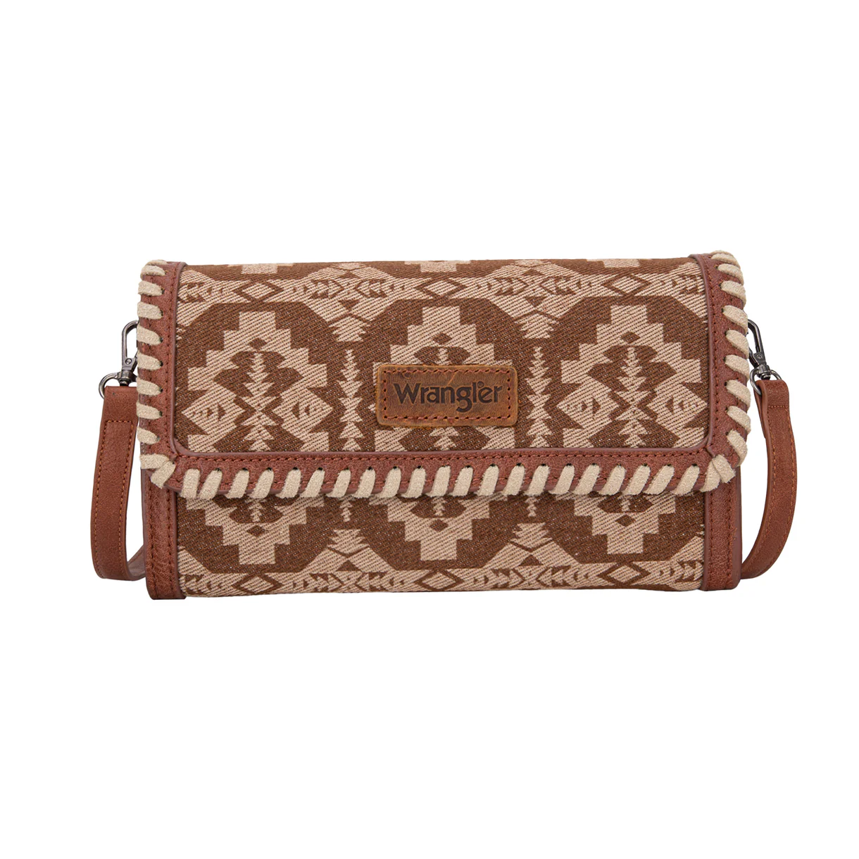 Wrangler Southwestern print wallet/wristlet - Brown