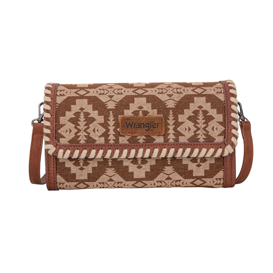 Wrangler Southwestern print wallet/wristlet - Brown