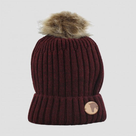 Grays Knitted Coin Bobble hat