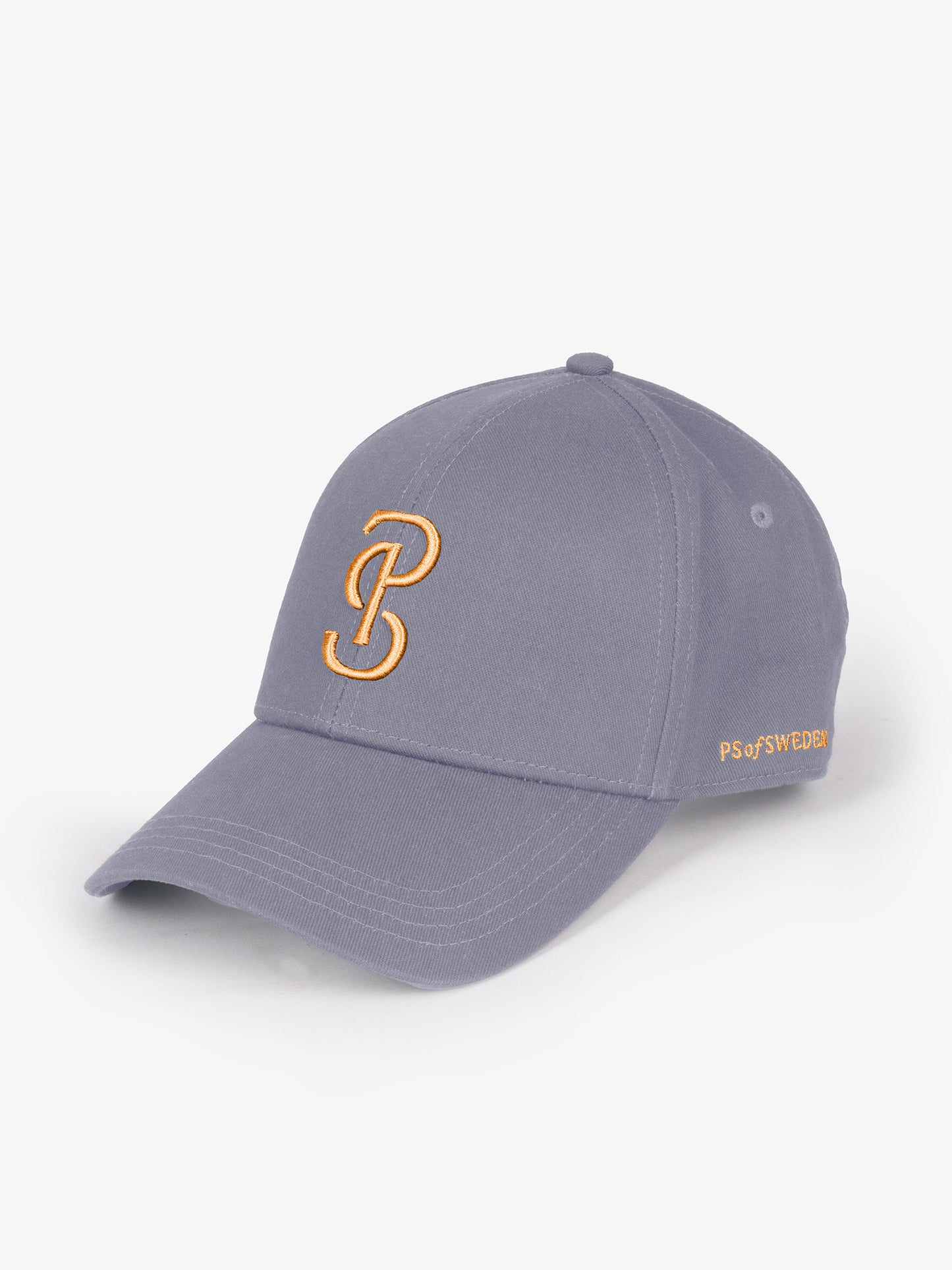 Classic fit baseball cap in cotton twill with large 3D embroidery at front and metal clasp adjustable strap at back.